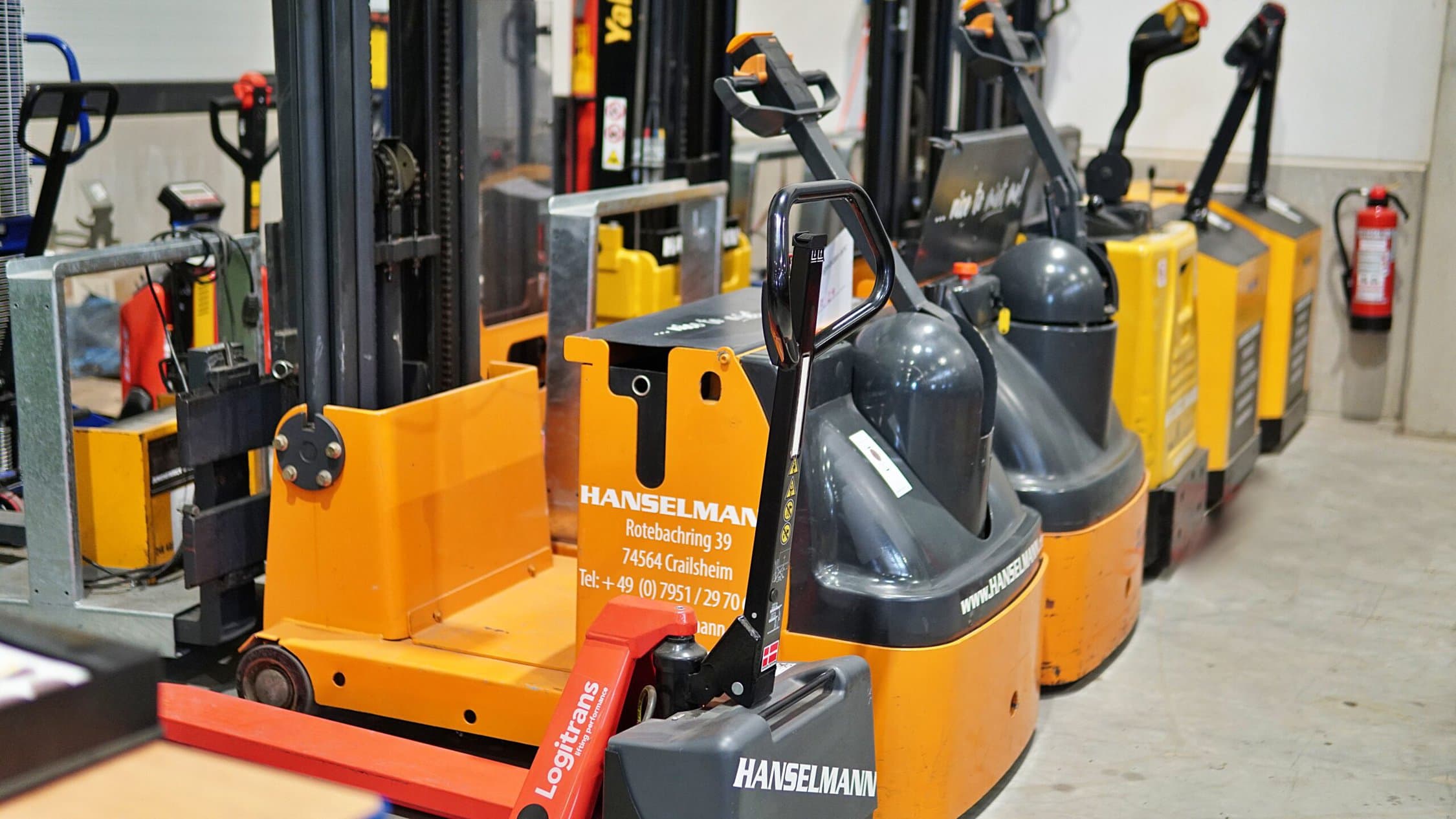 Transpalettes à grande levée Hanselmann Lagertechnik