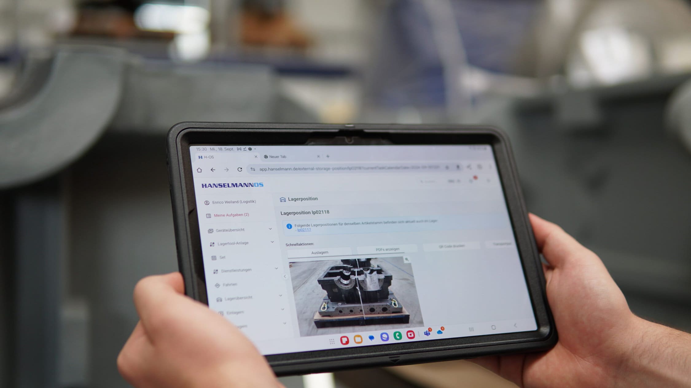 Hanselmann tablet for digitalisation